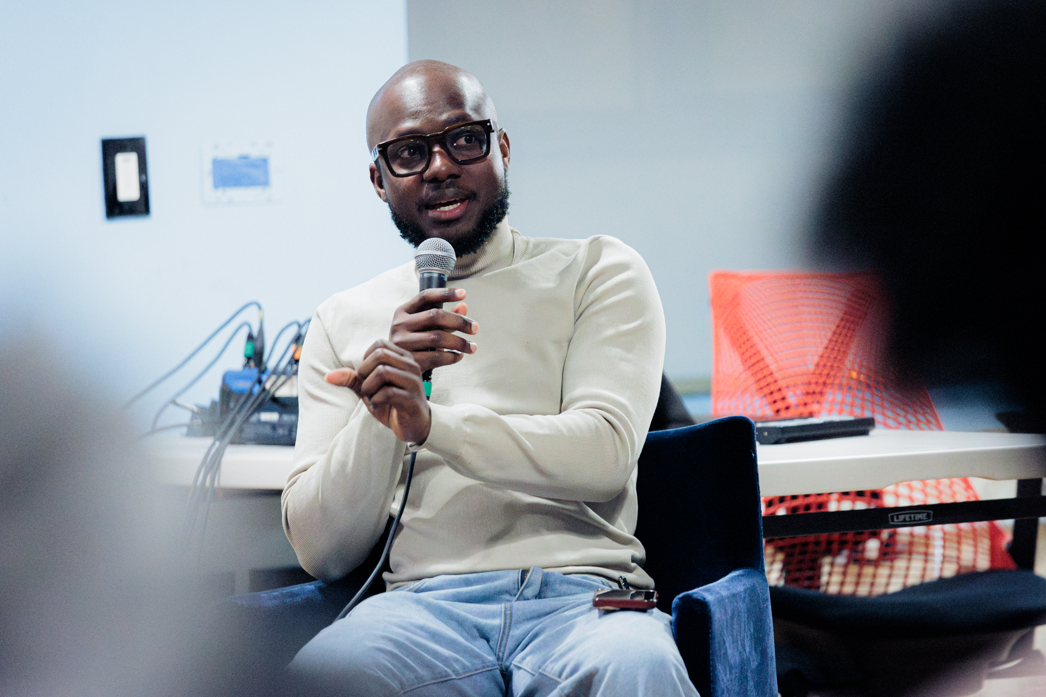 Yoofi Annan speaking at GTM at the Edge